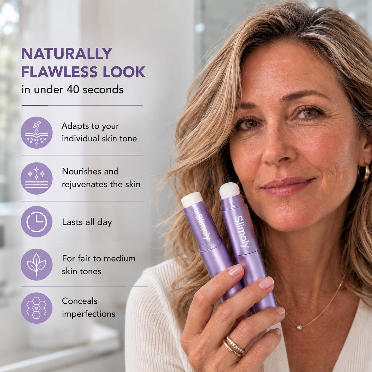 Slimoly™ Changing Foundation Stick The Stick That Makes Mature Skin Glow Again
