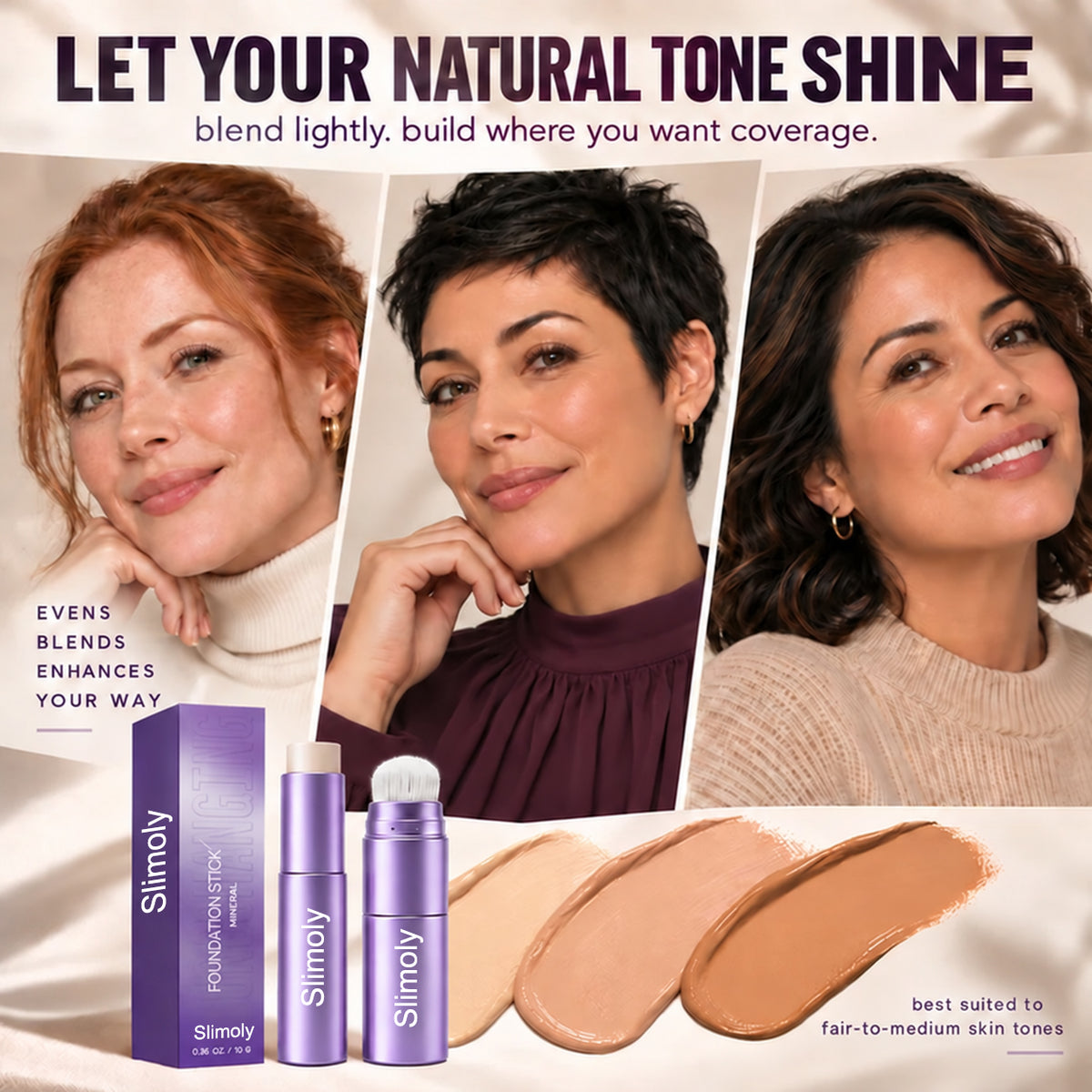 Slimoly™ Changing Foundation Stick The Stick That Makes Mature Skin Glow Again