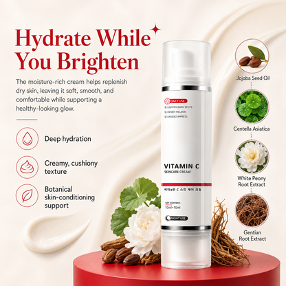 🎉Halloween Sale🎉 Tranexamic Acid Vitamin C Face Cream – Spot Fading & Skin Brightening Daily