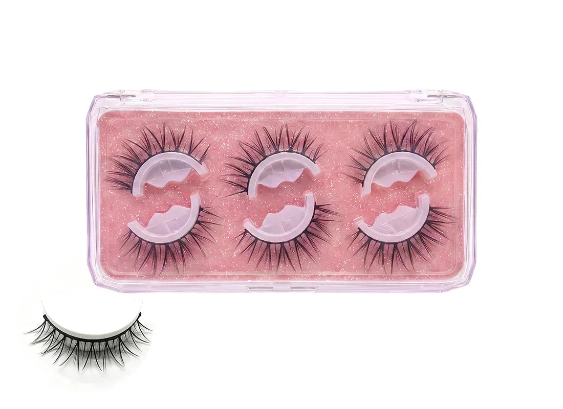 Reusable Self-Adhesive False Eyelashes 🔥